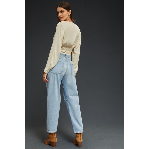 NWT Pilcro Vintage Mid-Rise Distressed Jeans - 31 waist tall - Picture 4 of 7